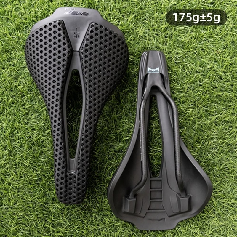 3D Printed Ultralight Bicycle Saddle With Carbon And CrMo Rail Options 9