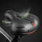 Hollow Breathable Bicycle Saddle With Shock Absorption And Safety Warning Light 4
