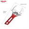 Adjustable Short Handle Ratchet Wrench With Big Opening For Bathroom Pipe Maintenance 1