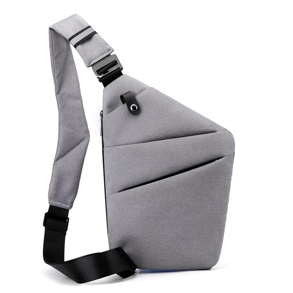 Men Ultra Thin Anti Theft Small Chest Bag Mini Crossbody Sling Bag For Travel And Sports 9
