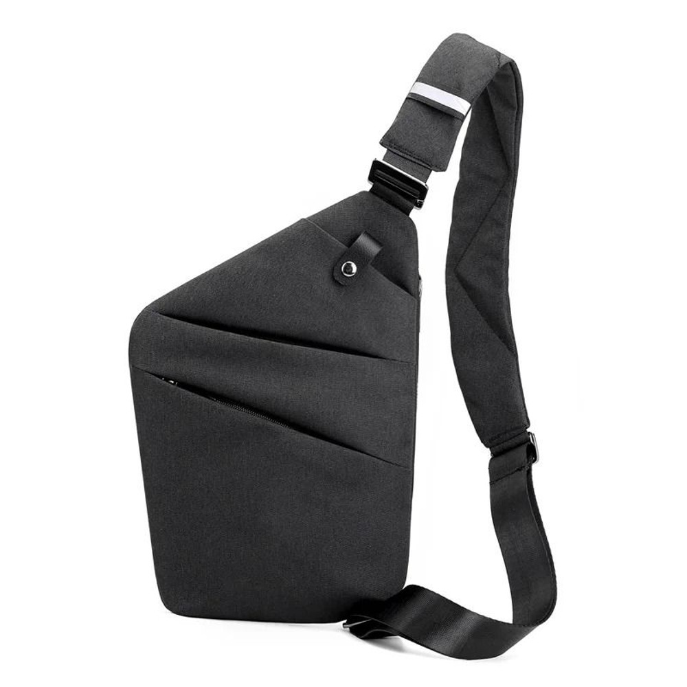 Men Ultra Thin Anti Theft Small Chest Bag Mini Crossbody Sling Bag For Travel And Sports 7