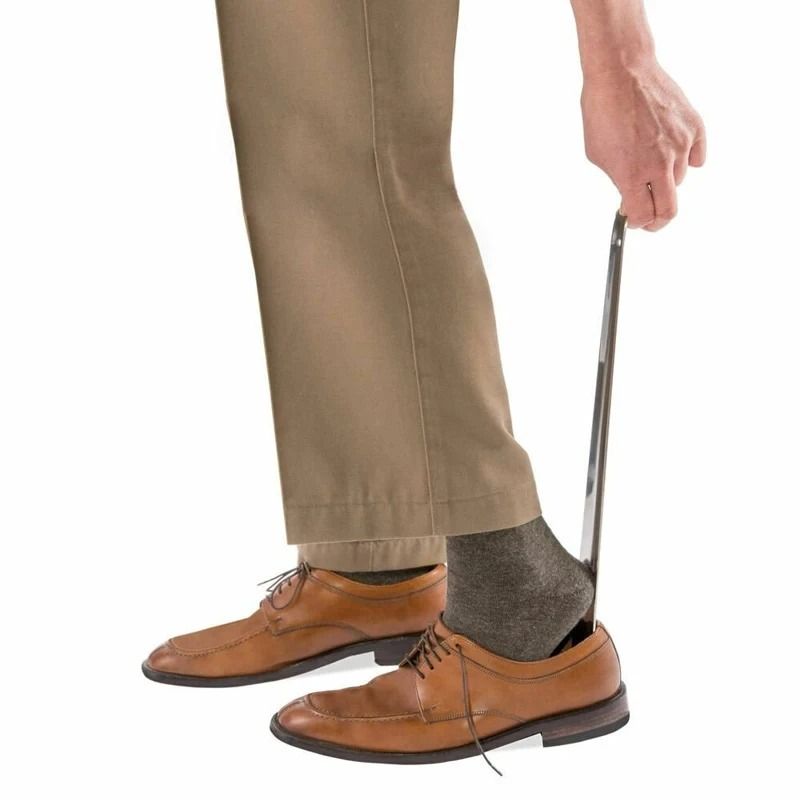 Extra Long Stainless Steel Shoe Horn 205 Inch Metal Shoe Remover Slip On Aid 3