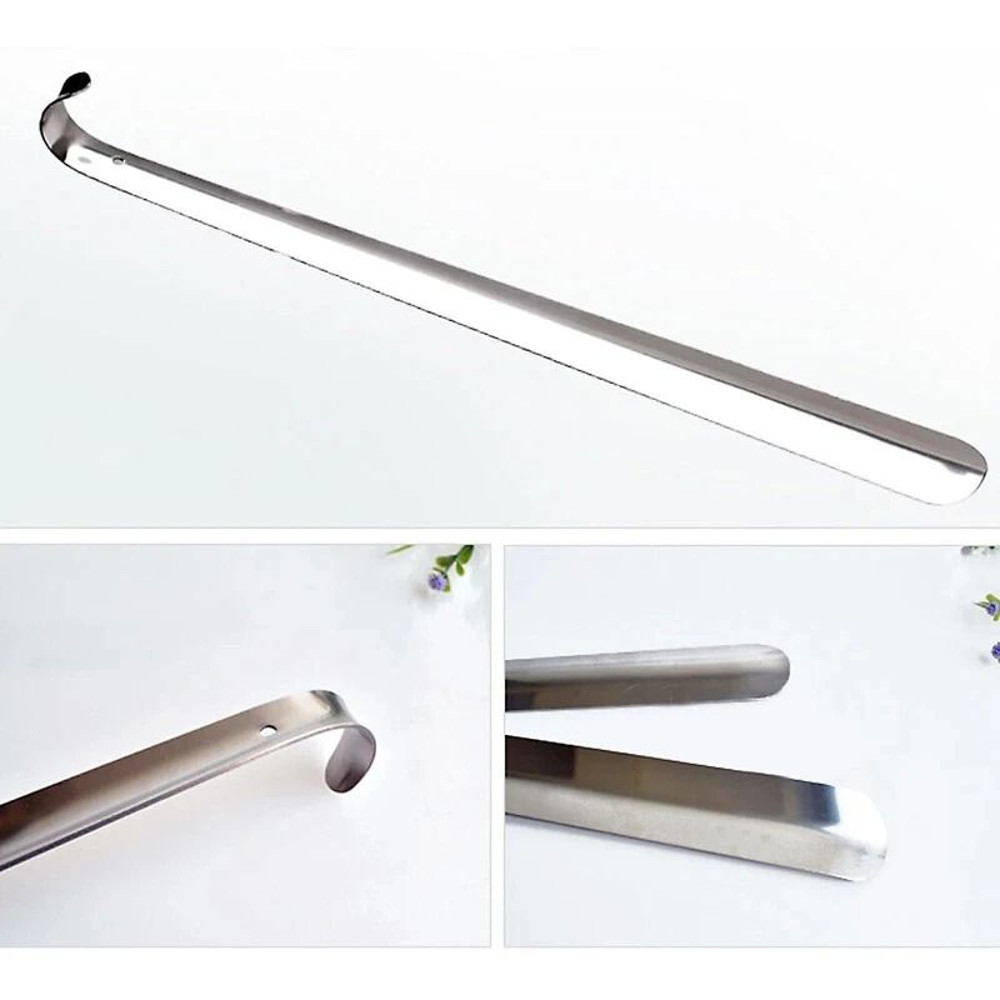 Extra Long Stainless Steel Shoe Horn 205 Inch Metal Shoe Remover Slip On Aid 4