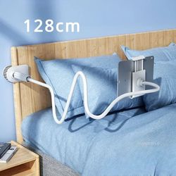 50.4 inch flexible phone holder stand long arm clamp mount for bed desk car