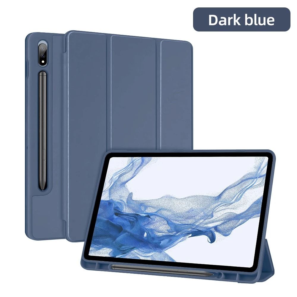 Tablet Case With Pen Slot For Samsung Galaxy Tab S8 Ultra 146 S8 Plus S7 Plus S7 FE 124 S7 S8 11 S6 10