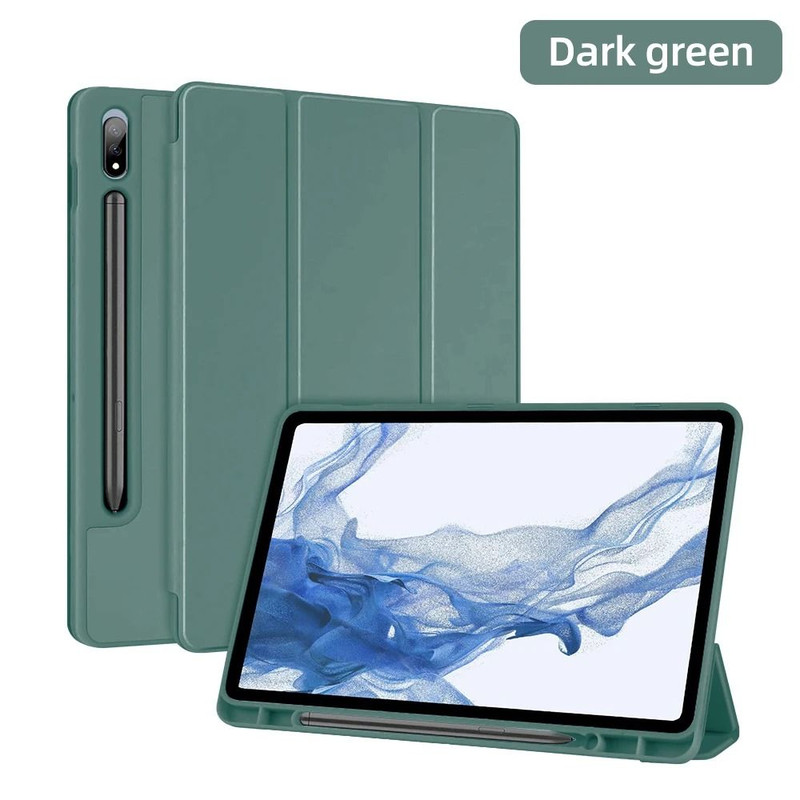Tablet Case With Pen Slot For Samsung Galaxy Tab S8 Ultra 146 S8 Plus S7 Plus S7 FE 124 S7 S8 11 S6 11