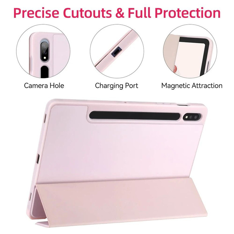 Tablet Case With Pen Slot For Samsung Galaxy Tab S8 Ultra 146 S8 Plus S7 Plus S7 FE 124 S7 S8 11 S6 5