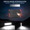 COB LED Work Light USB Rechargeable Flashlight With Magnetic Hook And Power Bank 5