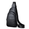 Genuine Leather Chest Bag For Men Crossbody Shoulder Messenger Bag 6