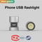 Portable Flashlight USB Rechargeable 280 Lumens Aluminum Pocket Torch For Outdoor Use 2