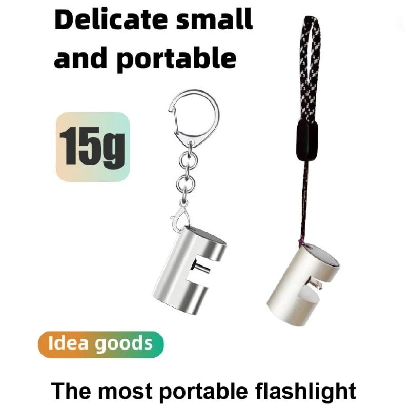 Portable Flashlight USB Rechargeable 280 Lumens Aluminum Pocket Torch For Outdoor Use 6
