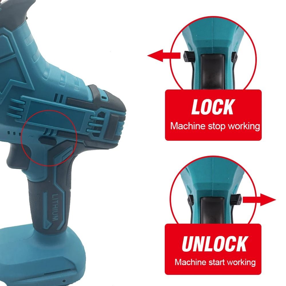 Cordless Electric Reciprocating Saw For Wood And Metal Cutting Portable Lithium Battery Power Tool 2