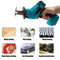 Cordless Electric Reciprocating Saw For Wood And Metal Cutting Portable Lithium Battery Power Tool 0