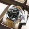 Luxury Military Waterproof Watch With Luminous Leather Strap Quartz Movement 0