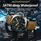 Luxury Military Waterproof Watch With Luminous Leather Strap Quartz Movement 3
