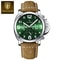 Luxury Military Waterproof Watch With Luminous Leather Strap Quartz Movement 9