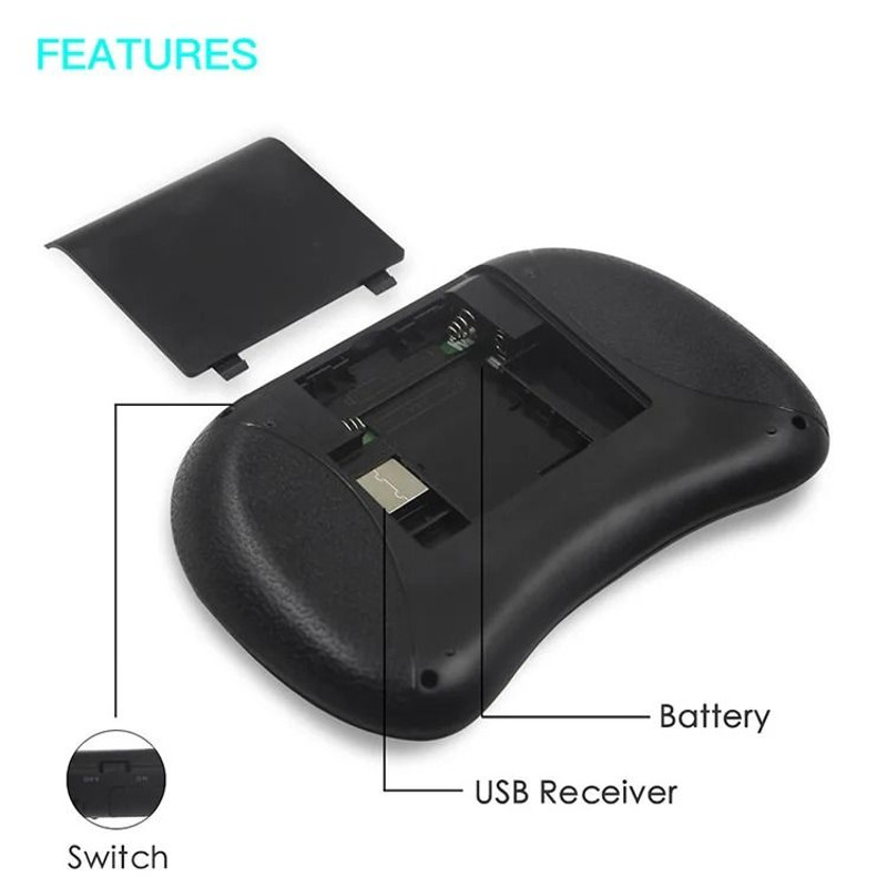 Mini Wireless Keyboard With Touchpad And Air Mouse For Smart TV And PC 5