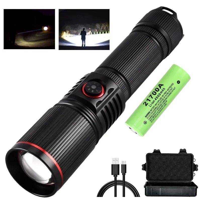 High Bright Rechargeable LED Flashlight 9