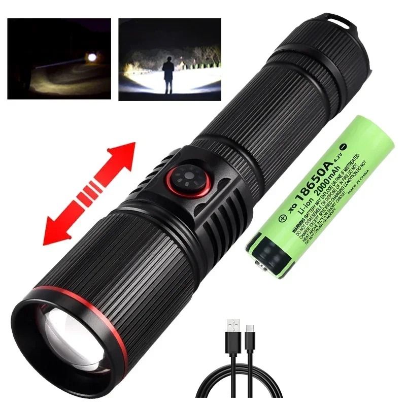 High Bright Rechargeable LED Flashlight 10