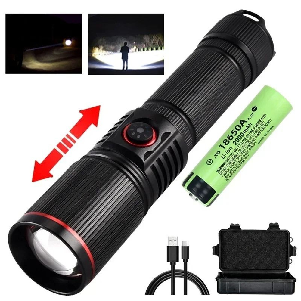 High Bright Rechargeable LED Flashlight 11