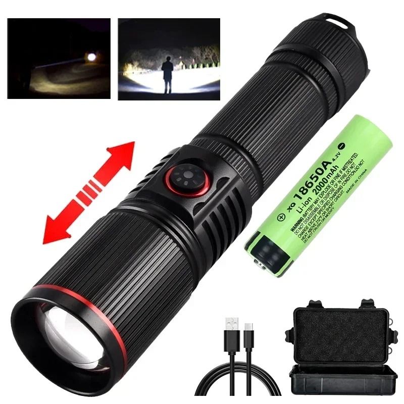 High Bright Rechargeable LED Flashlight 11