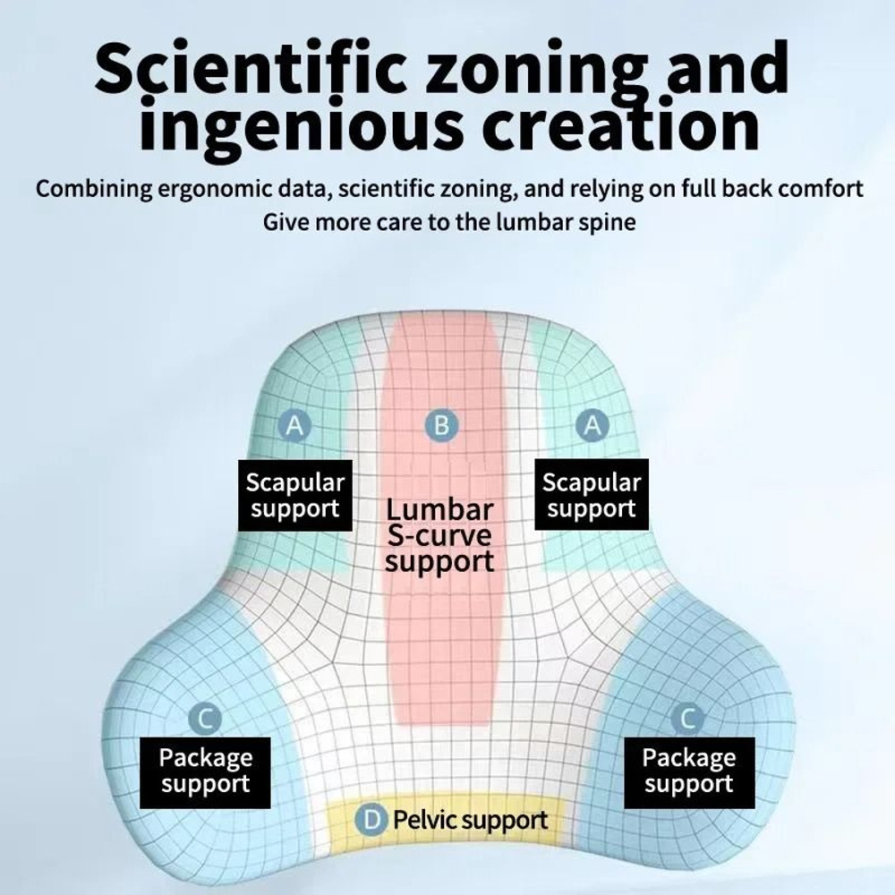 Memory Foam Lumbar Back Cushion 3