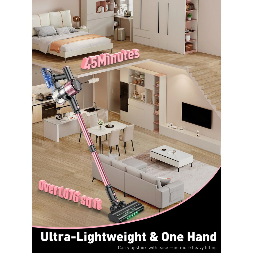 Cordless Vacuum Cleaner 10 In 1 With Powerful Suction And LED Display 3