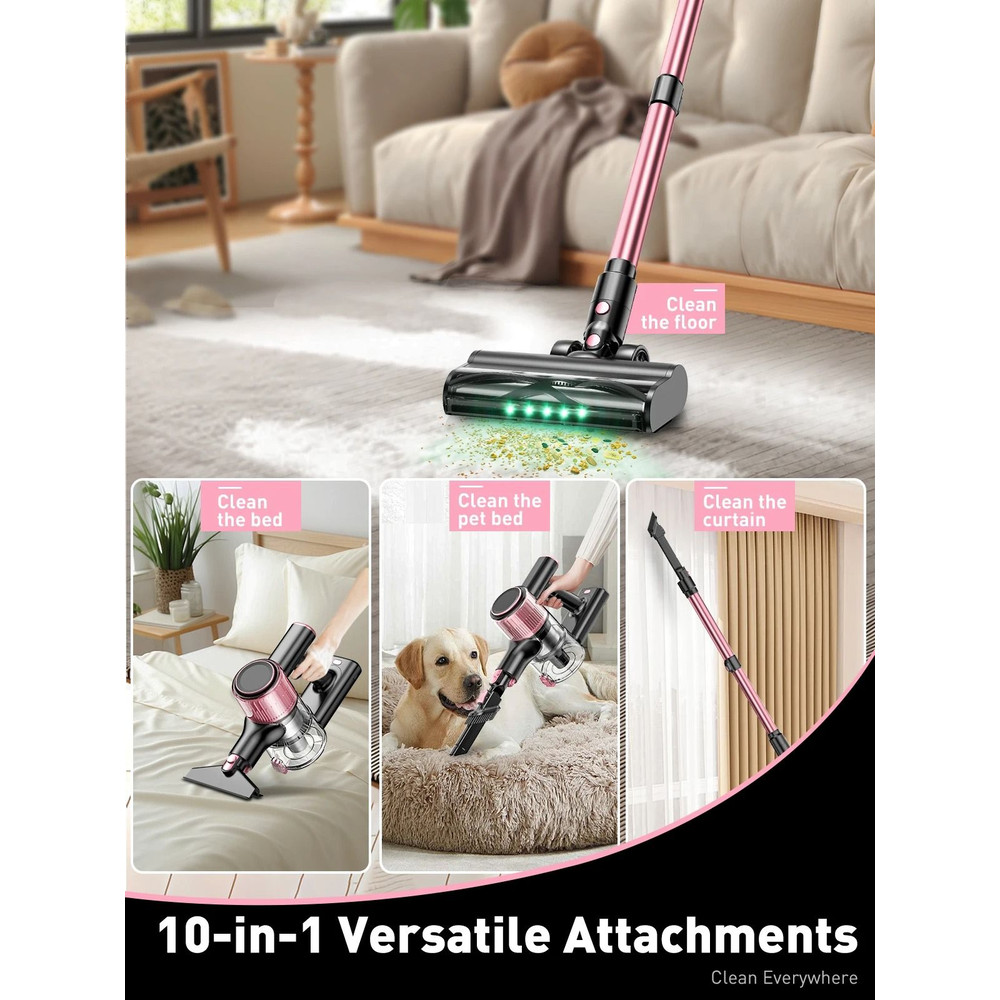 Cordless Vacuum Cleaner 10 In 1 With Powerful Suction And LED Display 5