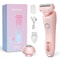 Waterproof Painless Electric Shaver For Women With 2 In 1 Heads 7