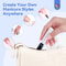 Rechargeable UV LED Nail Lamp With LCD Timer Magnetic Stand 6