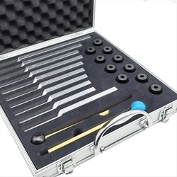 10 piece tuning fork set for chakra healing and sound therapy