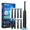 Rechargeable Electric Toothbrush With Timer And Multiple Brush Heads 9