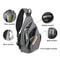 Sling Crossbody Backpack With USB Charging Port Waterproof Shoulder Bag 5