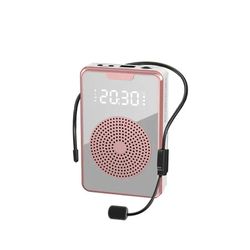 portable wireless bluetooth voice amplifier with microphone