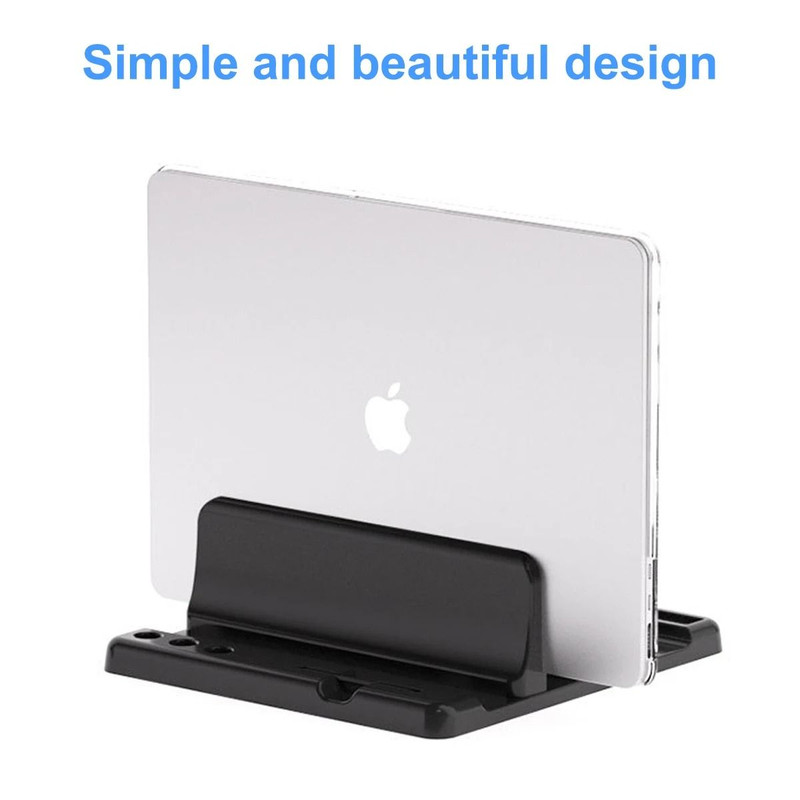 4 In 1 DualSlot Adjustable Vertical Laptop Stand 2