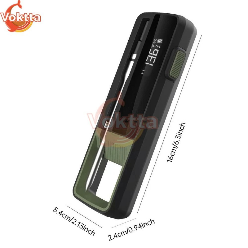 Wireless Bluetooth Food Thermometer With Waterproof Probe And App Control 5