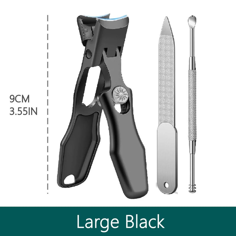 Stainless Steel Nail Clipper For Thick And Long Nails Wide Jaw Sharp Blades 8