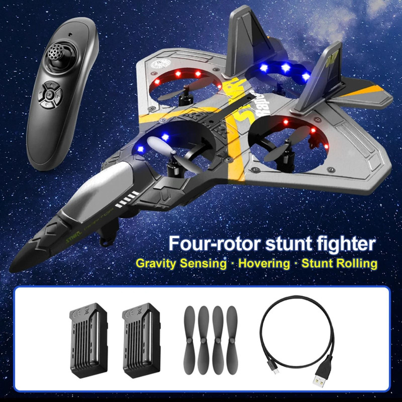 RC Fighter Jet Remote Control Glider Airplane With Gyroscope And Foam Design 9