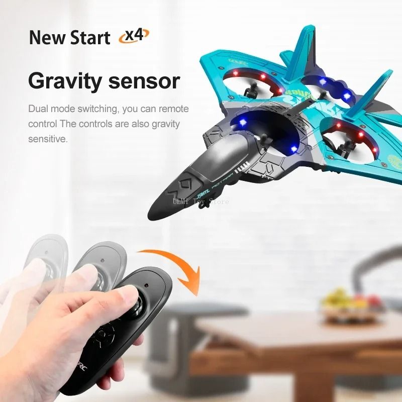 RC Fighter Jet Remote Control Glider Airplane With Gyroscope And Foam Design 1