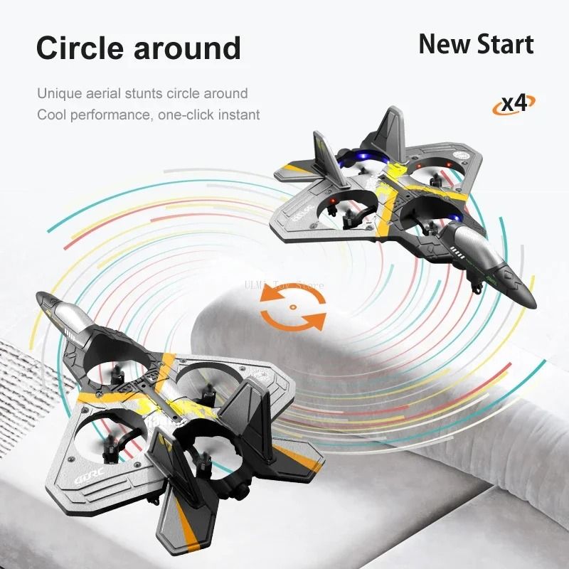 RC Fighter Jet Remote Control Glider Airplane With Gyroscope And Foam Design 3
