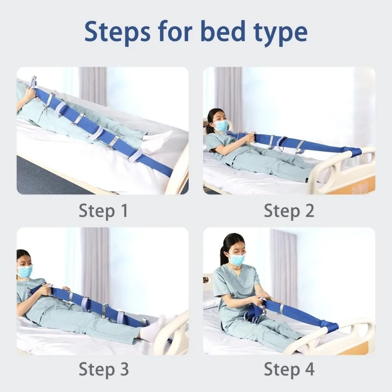 Bed Ladder Pull Up Assist Strap With Handles For Seniors And Mobility Support 1