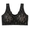 Front Buckle Lace Bra Seamless Breathable No Steel Ring Ice Silk 6