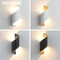 Spiral LED Wall Lamp Modern Indoor Outdoor Waterproof Sconce Light 0