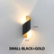 Spiral LED Wall Lamp Modern Indoor Outdoor Waterproof Sconce Light 12