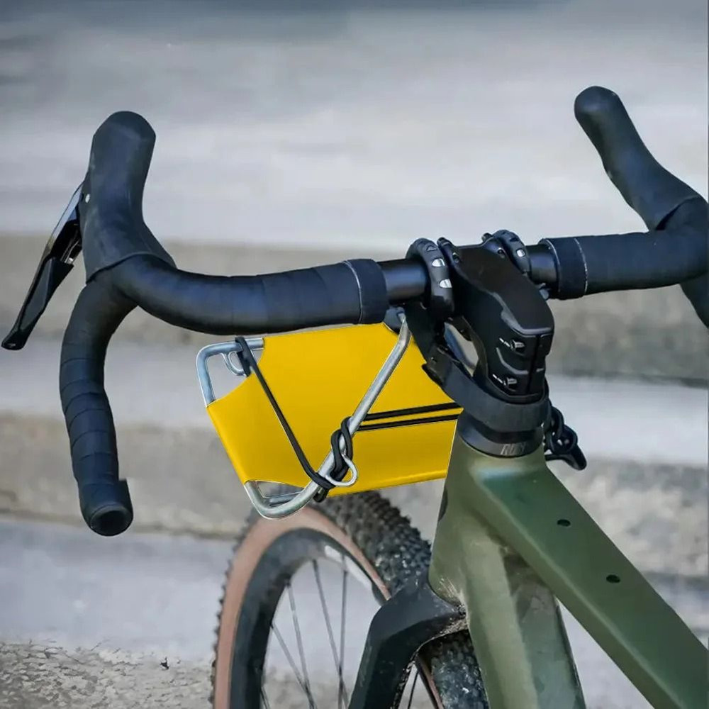 Folding Metal Bike Basket Front Rack Carrier Detachable Storage 2