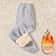 Kids Fleece Lined Warm Sports Pants Casual Winter Trousers 2