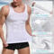 Mens Compression Shaper Vest Slim Fit Sleeveless Tummy Control Top 4