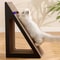 Triangular Cat Scratching Board Corrugated Cardboard Vertical Cat Scratcher 1