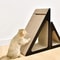 Triangular Cat Scratching Board Corrugated Cardboard Vertical Cat Scratcher 4