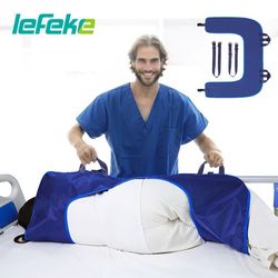 positioning bed pad with reinforced handles for elderly and patient care